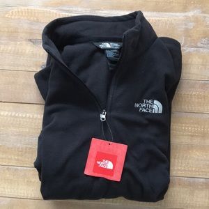 Black north face quarter zip
